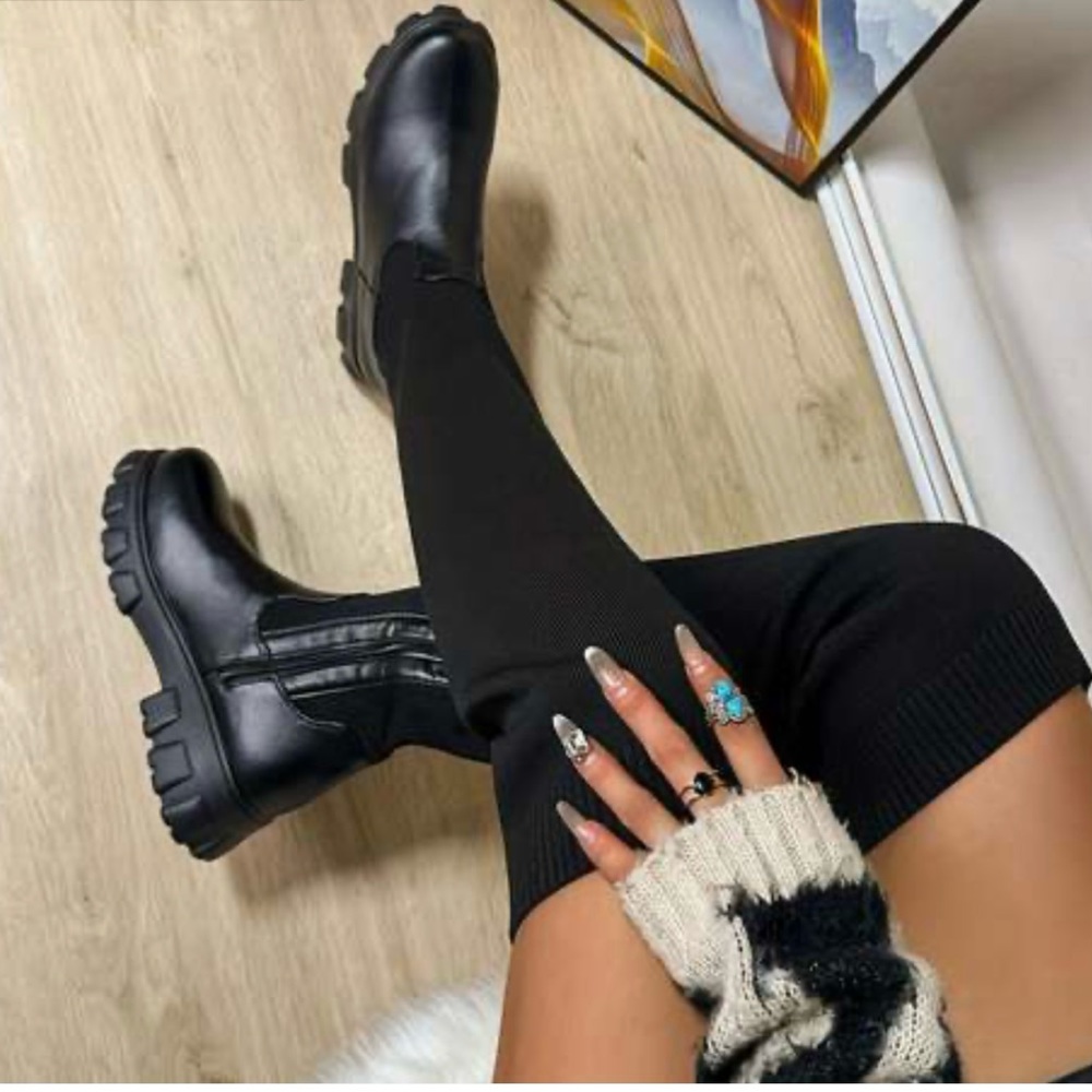 Over the knee boot